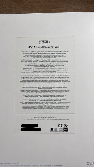 iPad Air 4ª Gen 256GB