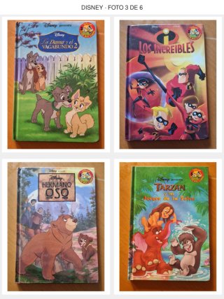 24 Libros infantiles de películas disney