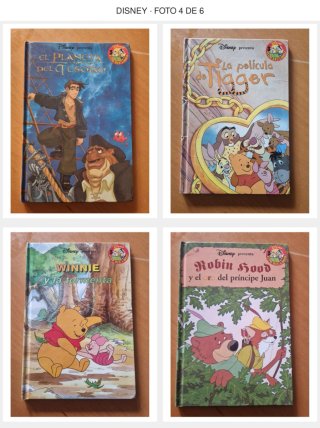 24 Libros infantiles de películas disney