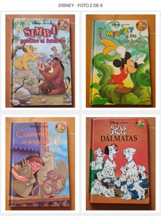 24 Libros infantiles de películas disney