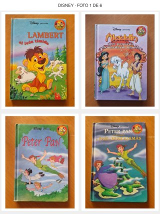 24 Libros infantiles de películas disney