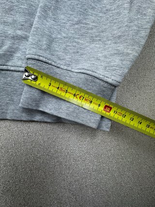 Sudadera Lacoste Gris Logo Cocodrilo Grande