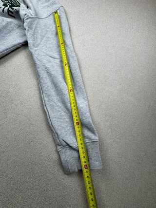 Sudadera Lacoste Gris Logo Cocodrilo Grande