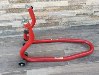 Caballete delantero moto taller