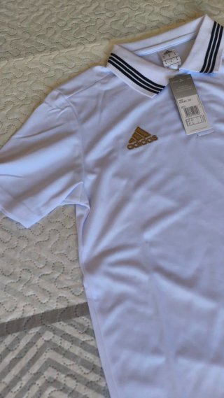 Conjunto Polo y Pantalon Adidas Alemania Oro/Blanc