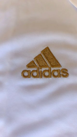 Conjunto Polo y Pantalon Adidas Alemania Oro/Blanc