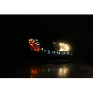 Faros delanteros LED para Fiat Stilo Black