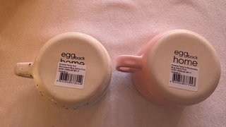 Conjunto 2 Canecas Egg Back Home 240ml Rosa - Novo