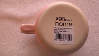 Conjunto 2 Canecas Egg Back Home 240ml Rosa - Novo