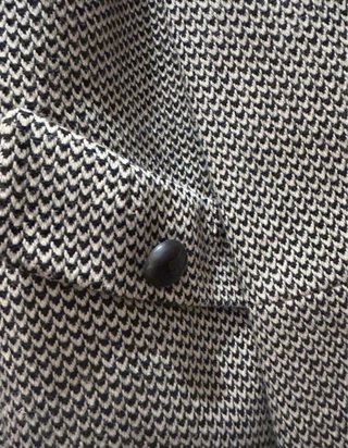 Abrigo paño blanco talla 38