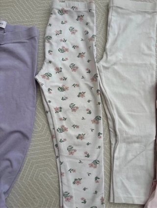 Lote 7 leggings niña, talla 2-3 años