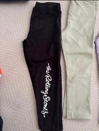 Lote 7 leggings niña, talla 2-3 años