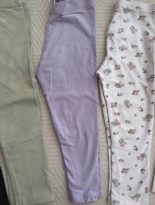 Lote 7 leggings niña, talla 2-3 años