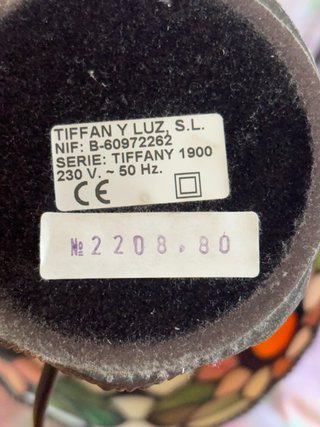 Lámparas Tiffany Florales