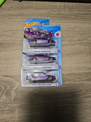 Lote de 3 Hot Wheels Toyota AE86 Sprinter Trueno M