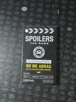 Juego de mesa Spoilers Blockbusters Travel Edition