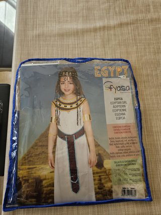 Disfraz Egipcia Fyasa Talla 7- 9