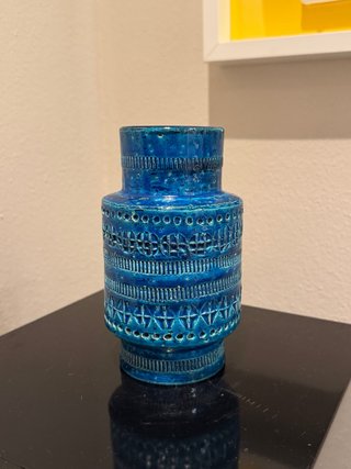 Vaso Bitossi Flavia Montelupo Blu