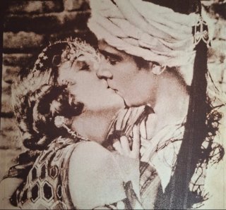 Lienzo Vintage Cinema Kisses