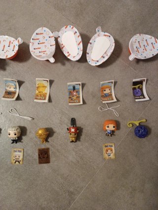 Figuras Kinder Joy One Piece Completas