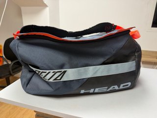 Mochila Padel Head Delta Negra y Naranja