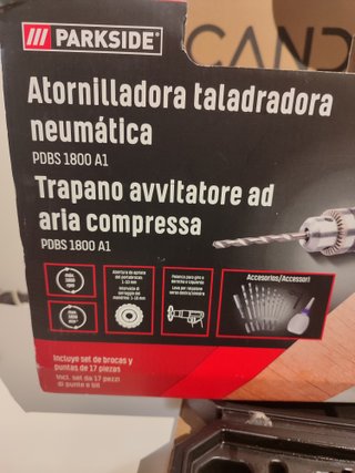 Trapano avvitatore ad aria compressa Parkside