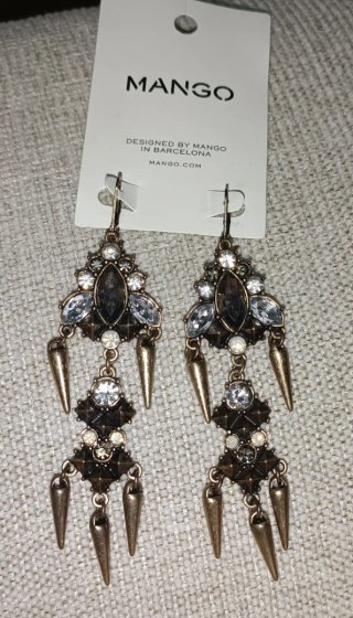 Pendientes Mango nuevos con etiqueta