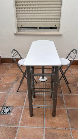 Mesa Cocina + 2 Taburetes