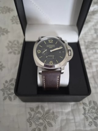 Orologio Panerai Luminor GMT in Argento e Turchese