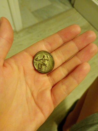 Réplica denario plata