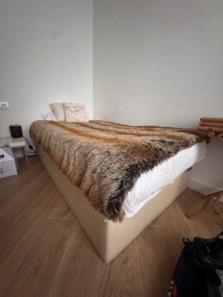Cama canapé 105 con colchón viscoelastico incluido