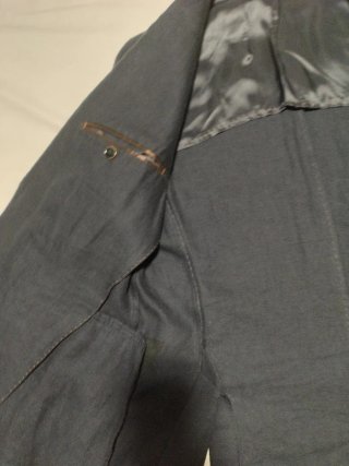 Chaqueta Massimo Dutti Lino Azul Marino