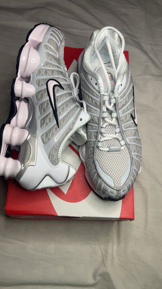 Nike Shox TL nuove donna rosa bianco