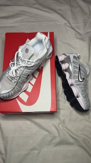 Nike Shox TL nuove donna rosa bianco