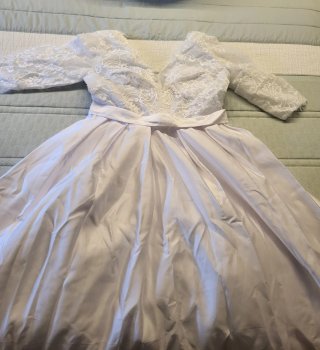 Vestido de Novia Encaje y Satén