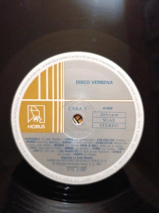 Vinilo Disco Verbena Orquesta La Gran Decada