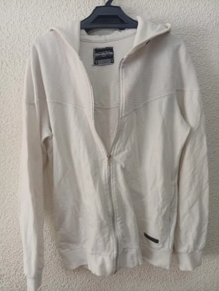 Sudadera Beige Capucha Night Collection M