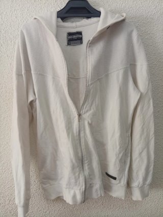 Sudadera Beige Capucha Night Collection M