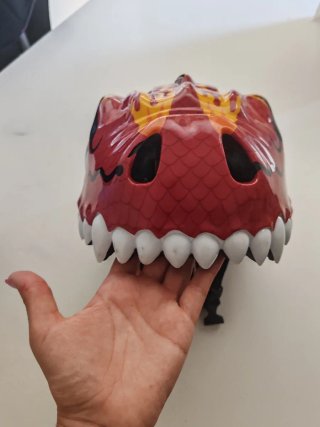 Casco bici infantil dinosaurio