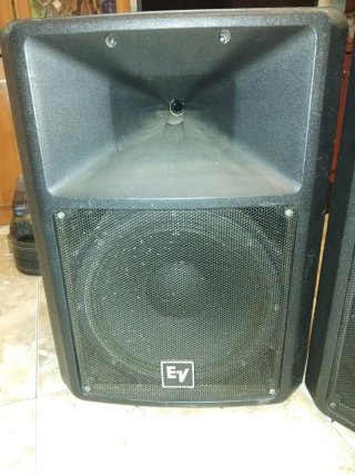 Altavoces Electro-Voice Negros Sx 100 + trípodes