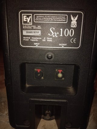 Altavoces Electro-Voice Negros Sx 100 + trípodes