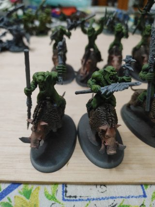 Warhammer Age of Sigmar Orcos Montados