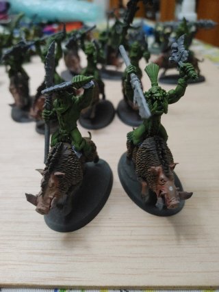 Warhammer Age of Sigmar Orcos Montados