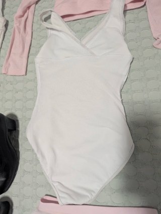 Ropa de Ballet/Danza Rosa y Blanca