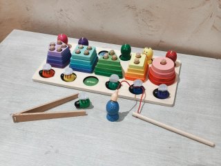 Juego educativo de madera método Montessori