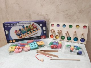 Juego educativo de madera método Montessori