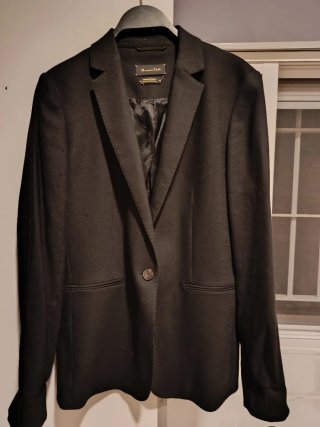 Blazer Massimo Dutti Negro