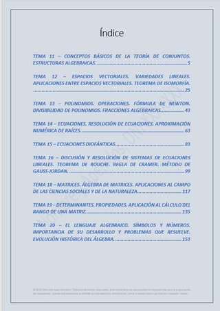 Temas oposición Matemáticas