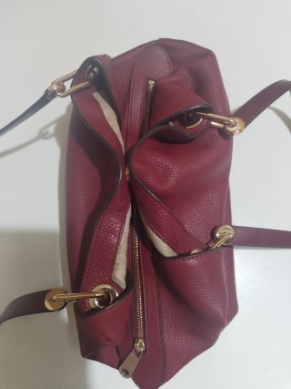 Borsa Michael Kors rossa in pelle