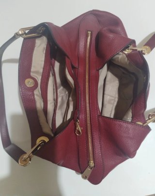 Borsa Michael Kors rossa in pelle